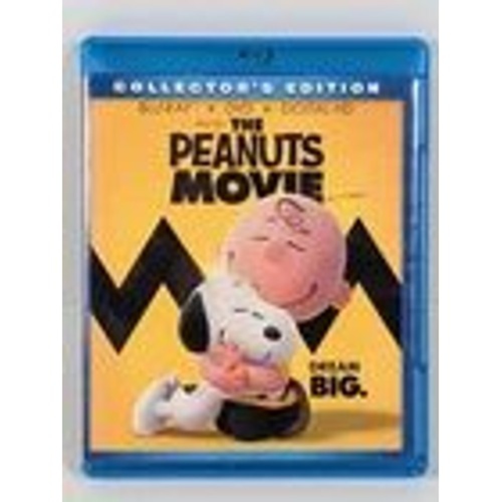 The Peanuts Movie Blu-ray DVD Collector's Edition 2015 Snoopy Charlie Brown